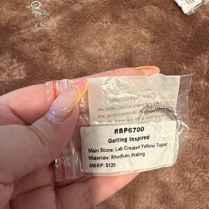 Getting Inspired Yellow Topaz Ring